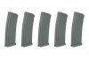 S-Mag - Zestaw 5 magazynków Mid-Cap na 125 kulek do M4 - grey